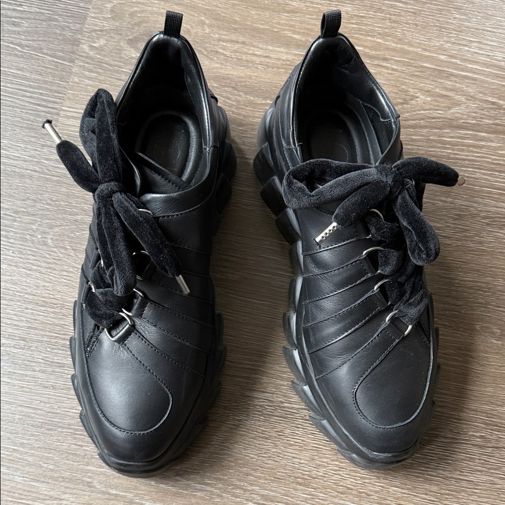 AGL Black Blondie Ring Sneakers - Picture 3 of 9